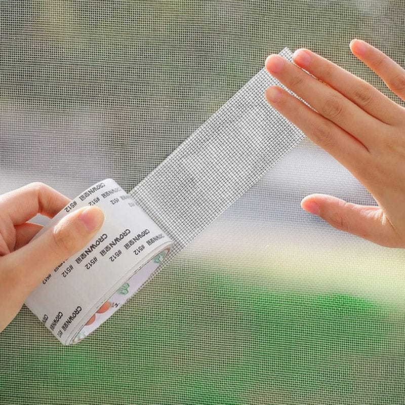 Window Screen Net Repair Tape – Strong Adhesive Mesh Tape for Door & Window Screen Repair, Easy Fix for Holes and Tears | 2 Meter